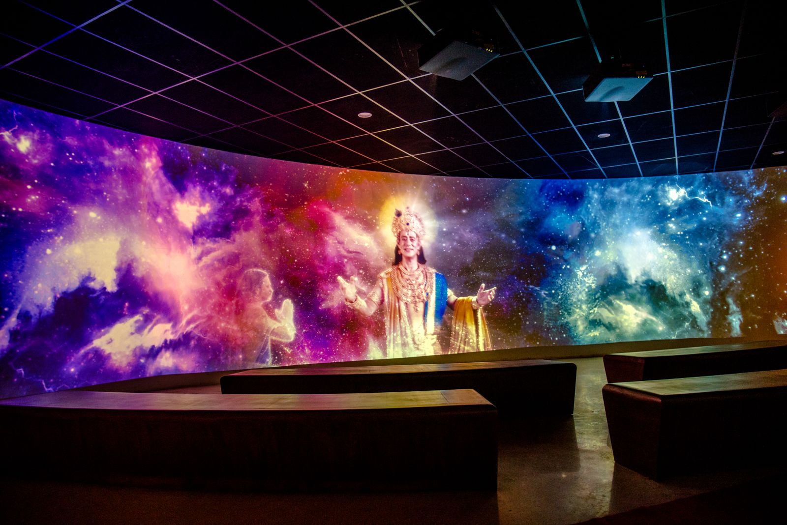 Krishna cosmic projection