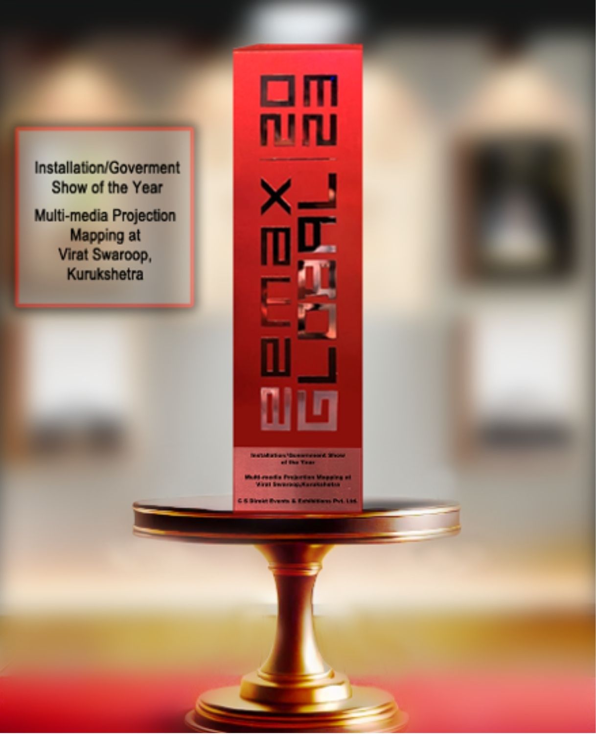 EEMAX Global Awards, Multi-media Projection Mapping · Virat Swaroop, Kurukshetra