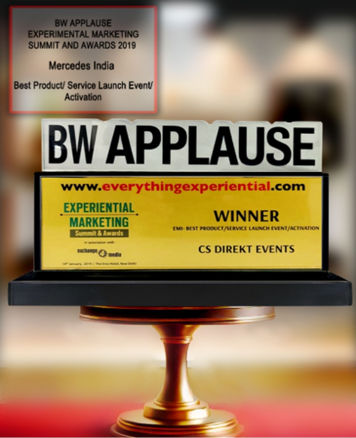 BW Applause Experiential Marketing Summit, Mercedes-Benz India