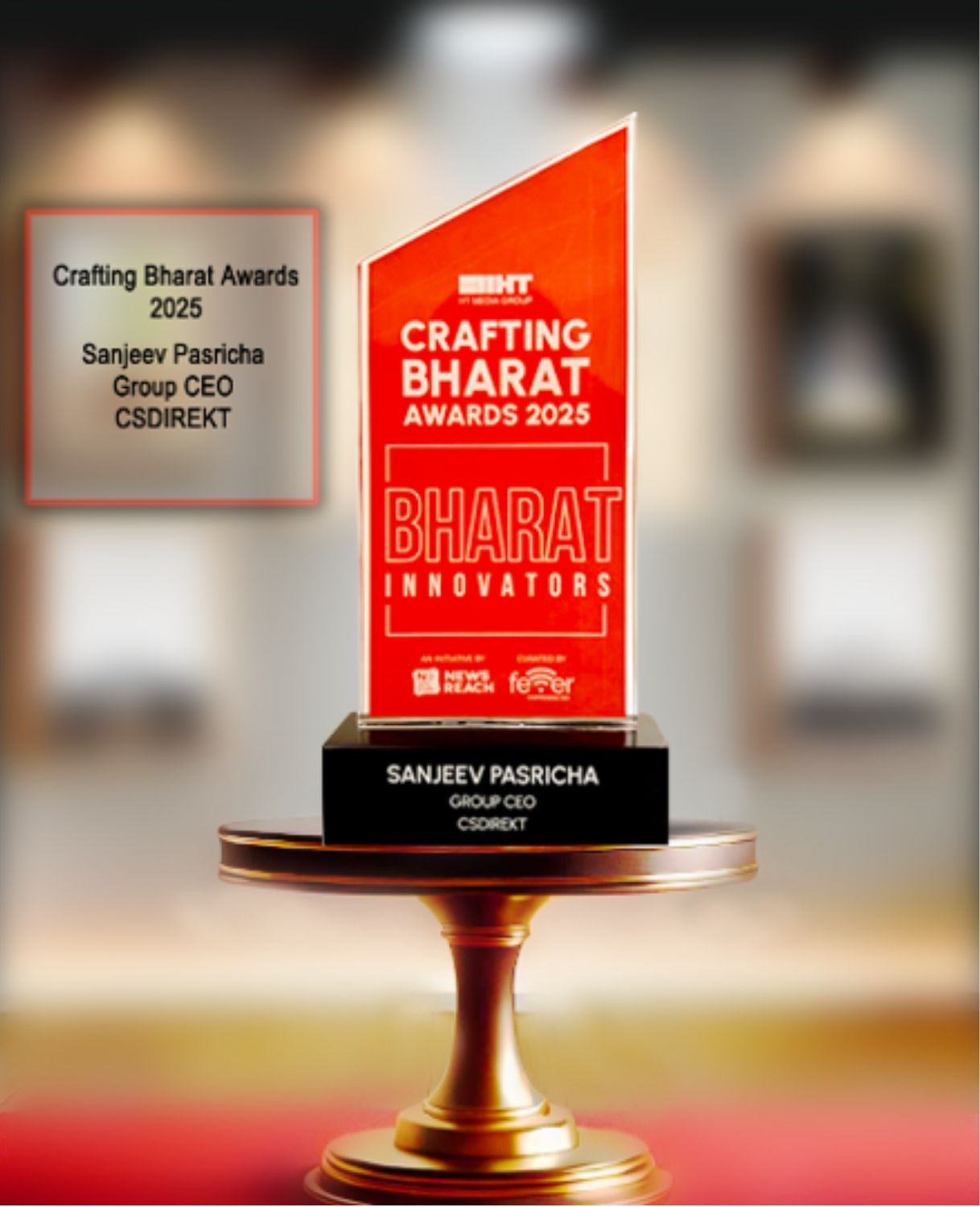 Crafting Bharat Awards, Sanjeev Pasricha · Group CEO, CS Direkt